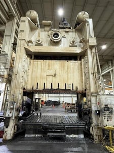 1000 Ton, Verson #S4-1000-144-90T, Straight Side Double Crank Mechanical Press, 144" x 90" bed & ram, 70"