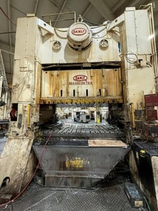 400 Ton, Danly #S4-400-108-72, Straight Side Double Crank Mechanical Press, 108" x 72" bed & ram, 42" shut