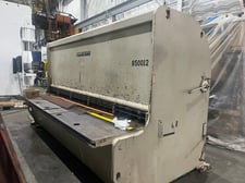 1/2" x 12' Accurshear #62506, Hydraulic Power Squaring Shear, 21-44 SPM, 30 HP main motor, Met-Fab conveyor