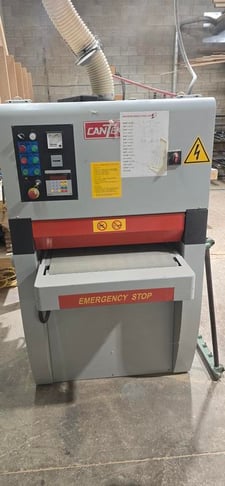 25" x 60" Cantek #C251, Wide Belt Sander, 4" max. thickness, 13-52 FPM, 10 HP, 2011