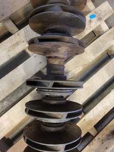 Ingersoll-Rand #3x10DA-7, Horizontal Multi-Stage Centrifugal Pump Rotating Assembly, 7-stage, 9.5" impeller