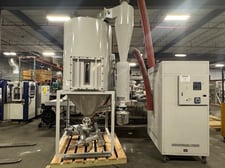 Matsui #DMZ-700P-H1200P DMZ Series, material dryer with hopper, 412 cfm, Microprocessor with PID heating