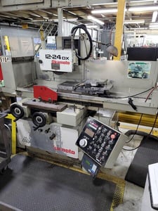 12" x 24" Okamoto #ACC-124DFXII, programmable high precision surface grinder, 5 HP, 1992