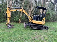 Caterpillar #304-E2-CR, long stick mini excavator, 24" bucket, 2748 hours, 2016