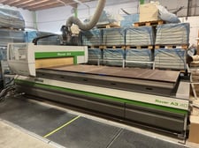 Biesse #Rover-A-FT3.40, flat table Machine, 4' x12'tbl., 145" X, 53.5" Y, 6.3" Z, 20k RPM, 10 ATC, #30, 10