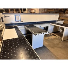 Gabbiani #P-75, front load automatic panel saw, 12.6" blade, eye-M controller, 15 HP, 7.87" scoring blade