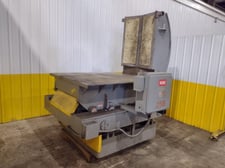 16000 lb. Rowe #UB-16, coil car / upender buggy, 48" capacity, power flip, power elevation & travel, pendant