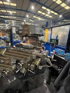 Ajax #UMD, 3-Axis Horizontal Mill, digital read out