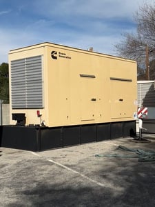 1250 KW Cummins #DQGAA QSK50 Diesel Generator Set Enclosed on Fuel Tank, 480 Volts