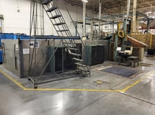 Midlands, 20" cantilever batch-off, batch manipulator, and strip cooler batch-off machine
