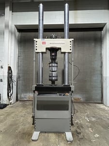 55 KIP (250kN), MTS #809, axial torsional fatigue frame, (2) 3" columns, 25" btwn columns, reconditioned