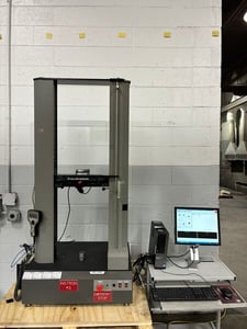Instron #4202, 5kN Instru-Met retrofit tensile tester with MTS TestSuite software, 48" testing opening