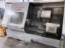 Leadwell #LTC-50BL, CNC Lathe, 33.4" Swing, 18" Chuck, 4.6" Bar, 27.5" diameter x 80.1" L Turning Size, 1500