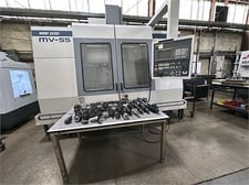 Mori Seiki #MV-55, Vertical Machining Center, 41.3" X, 21.7" Y, 22" Z, 51.2" x 21.7" Table, 15 HP, 5000 RPM