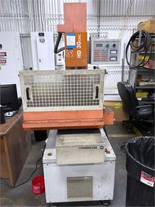 Charmilles #HD-30CNC, Hole Popper Electrical Discharge Machine, 11.81" X, 7.87" Y, 11.81" Z, 28.7" x 18.5"