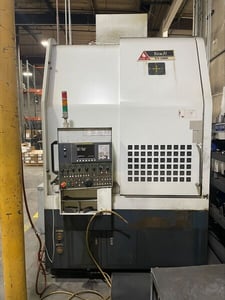YouJi #YV-500E, CNC lathe, Fanuc 0iTD, 29.5" swing, 24" chuck, 10 turret stations, 30 HP