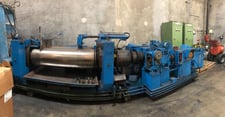 22" x 22" x 66" Nippon, 2 roll mill, roller bearing, variable speed, variable friction, rubber or silicone
