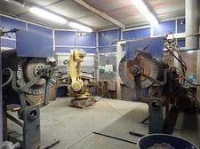 Acme, QS-9000-TE, robotic polishing cell, 18' x 18' x 10' 7-1/2", Fanuc Robot R-2000iB 210F, 2007