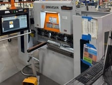 44 Ton, Ermaksan #Micro-Bend-3.3X44, CNC press brake, 3' overall, 31.5" between housing, 3.9" stroke, 9.8"