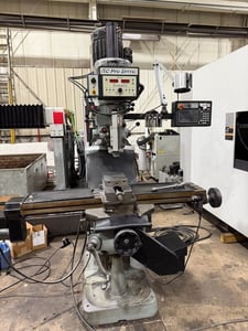 Bridgeport, Vertical Knee Mill, 9" x 48" table, 30" X, 12" Y, 16" Z, 5" quill travel, 3 HP, 4200 RPM