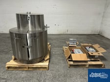 Day Pony #3, Mixer, Stainless Steel, 50 gallon, Stainless Steel, 28" diameter x 20" D, 5 HP