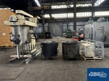 100 gallon Ross #PD-100, Planetary Mixer, 304 Stainless Steel, 30 HP, 1990