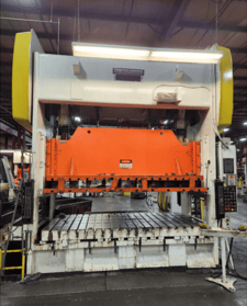 440 Ton Clearing Niagara #PN-400-120-60, Straight Side Double Crank Press, 120" RL, 10" stroke, 20-40 SPM, 6"