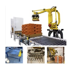 Fanuc Bag Palletizers, rebuilt