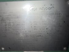 1250 HP 100-3581 RPM ABB, Frame 450L8WBAFH, weather protected enclosure type 2, ball, 1.15 service factor