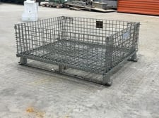 Nashville Wire, Folding Wire Container, 4000 lb. capacity