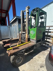 10,000 lb. Combilift #C10000, Multi-Directional Forklift, 159" lift height, 62 HP, 4935 hours, 2007