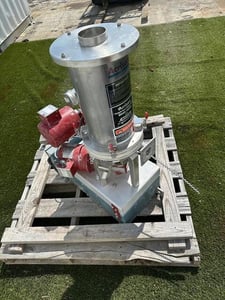 Acrison #406-5-10-170-00-BC/2, Volumetric Feeder, 1/4 HP Marathon Motor @ 1725 RPM, stainless steel hopper