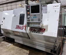 Haas #SL-30TB, CNC Lathe, 11.3" X, 34" Z, 30" swing, 16" max. turning diameter, 39" between centers, 15"