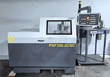 4-3/4" Hyd-Mech #PNF350-2CNC, Circular Cold Saw, 14" blade diameter, 2.5 HP, T2500 chip collector, 2012