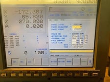 Fanuc #ALPHA-T14IA, 4-AXIS CNC Vert drill & tap center, 19.7" X, 15" Y, 11.8" Z, w/ Nikken, 4th axis, 8000