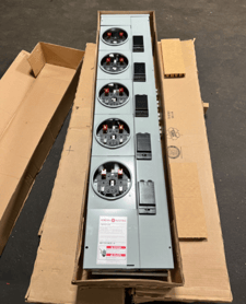 800 Amps, General Electric #TMP8512R, Modular Meter Stack Bus, 208Y/120V, 3PH, 125A, 5 Socket