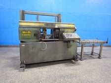 20" x 16" Hyd-mech #H-14, Horizontal Bandsaw, 1-1/4" blade, 240 V., w/ conveyor