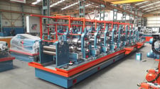 .250" Tube Mill, 6.6", 18.7-20.5" ID, 39.4"-78.7" outside dimension, 197 FPM, unused