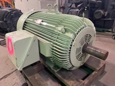 125 HP 720 RPM Reliance, Frame 449T, TEFC BB, 460 Volts