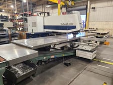 20 Ton, Trumpf #TruPunch-3000, turret press, 18 station, 48" x 96" sheet size, 50" throat, 2013