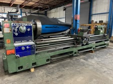 40" x 160" Kingston #HR4000, engine lathe, 31" swing over cross slide, inch/metric threading, 3-jaw 25"