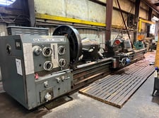 50" x 240" Geminis #GE1200S, engine lathe, 37" swing over cross slide, inch/metric threading, 4-jaw 47"