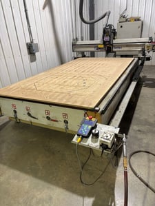 Multicam #MG204, CNC router, 5' x 10' table, rack & pinion drive system, 10 HP, 24000 RPM