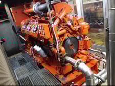 880 HP @ 1800 RPM, Waukesha #VGF-L36GLD, Natural Gas Engine, Overhault, includes heat exchangers & control
