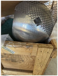 Neles Jamesbury 8" 316 Stainless Steel, Replacement ball for 2-way ball valves