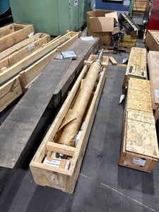 58" Windmoller & Holscher Anilox #8071250340, Roller Mandrel, 6" Core Shaft