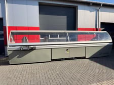 20' Emmegi #Precision-T2-Pneumatica-TU/5, Twin-Head Double Miter Saw, 19.69" saw blade diameter, 5.5 HP, 2250