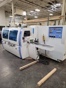 Kentwood #M609S, 6-Head Feed Through Moulder, 9-1/16" x 6" working capacity, 10-15 HP, 6000 RPM, 1-13/16"