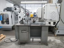 9" Hardinge #DV-59, Second Operation Lathe, 3500 RPM, variable speed, 5C Collet Closer, 6 position, 1 HP