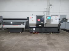 Haas #ST-30, CNC Turning Center, 21.8" swing, 21" diameter x 26" L max, 3" bar, Live Mill, 3.5" bore, 30 HP